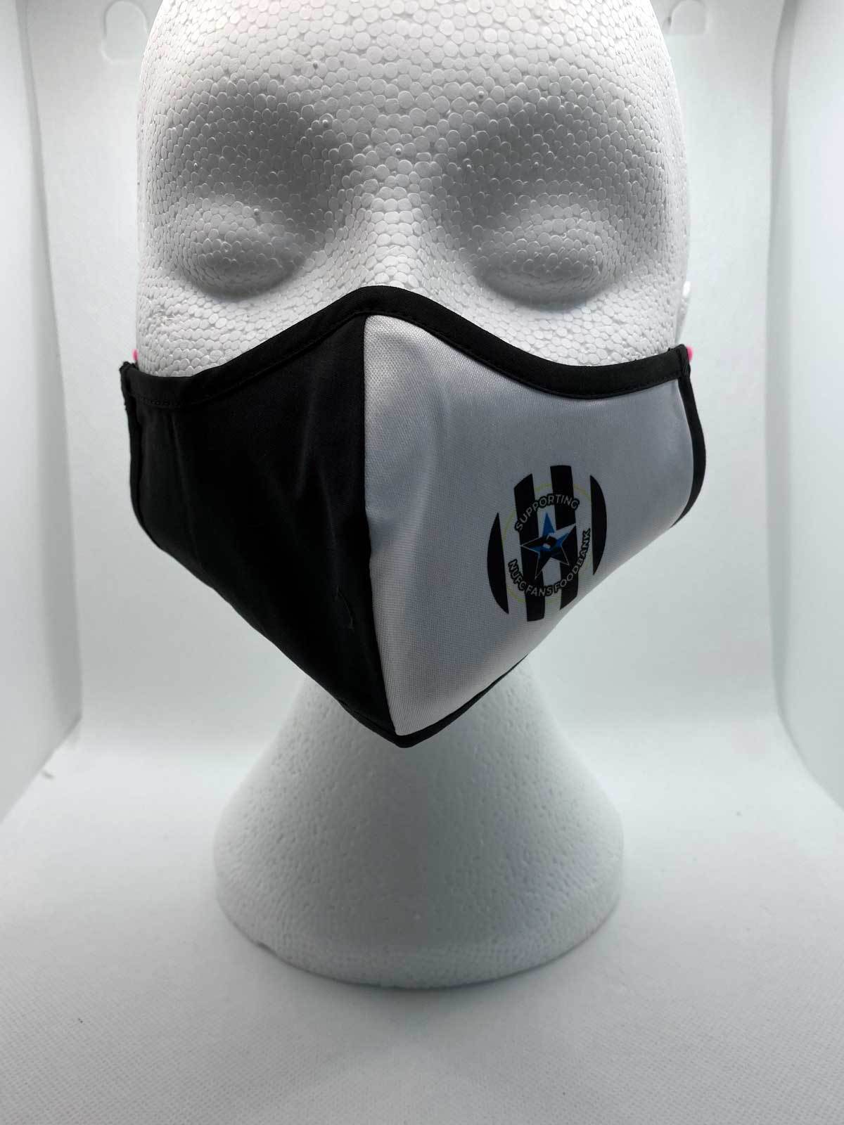 Pedro NUFC Fans Foodbank Adult Mask with Nose Pinch